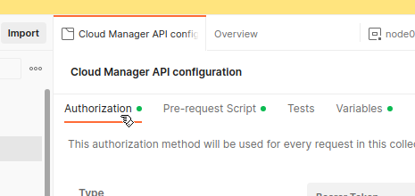 Step 2: Authorization Tab